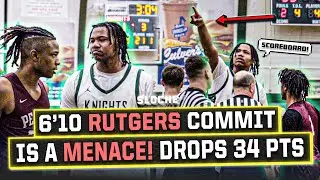 Rutgers Commit Drops 34 Points & 14 Rebounds! 😳 Lathan Sommerville is a BEAST!