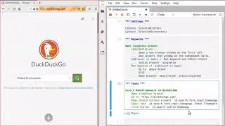 Automating browser with RobotKernel and Selenium