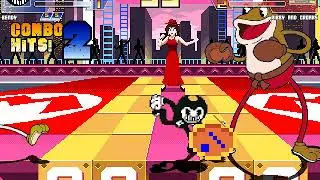 MUGEN battle #659: Bendy vs Cuphead Bosses