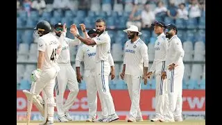 Ind Vs NZ : फिर चला वाशिंग्टन सुंदर का जादू, स्पिन को खेलने के मास्टर लॉथम और रचिन को किया आउट