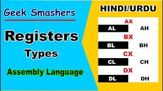 Registers and Types of Registers in Assembly Language (emu8086) hindi/urdu