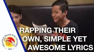 Rapping their own, simple yet awesome rap lyrics