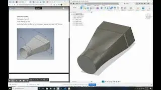 Fusion 360: Loft object #2 Duct Transition