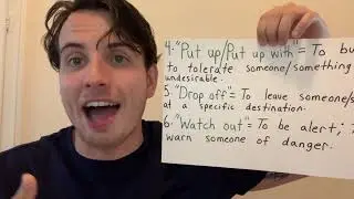 10 phrasal verbs in English part 3.