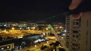 301 Green Laser Pointer 5mW - Outdoor Test