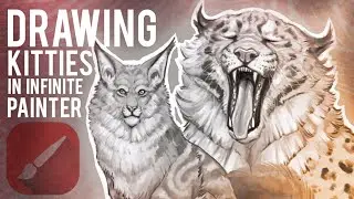Drawing Kitties in Infinite Painter