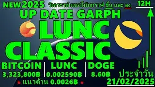 lunc classicวันนี้วิเคราะห์เเนวโน้มกราฟ ของลูน่าปรับตัวขึ้นหรือลง ! Bitcoin98,600$วันนี้21/02/2025