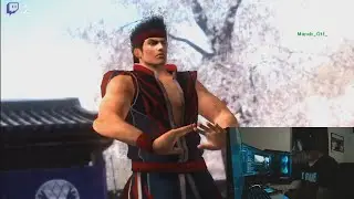 Playing Akira Yuki on the PS Vita (DOA5+)