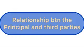 Relationship between the principal and third parties (Business law)
