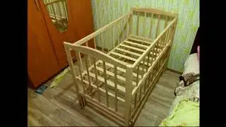 Обзор-распаковка детской кроватки Славка Жасмин-1 из магазина Rozetka