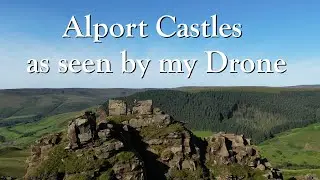 What it looks like at the top @ Alport Castles  - Drone Shots 2024
