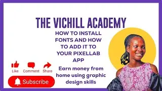 HOW to install font to your pixellab app