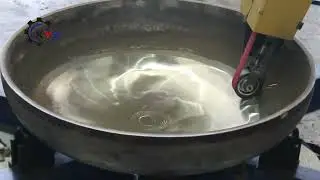 dishedend polishing machine