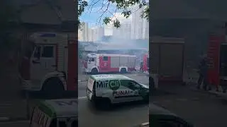 Сегодня сгорел заброшенный сервис в Химках 08.06.2024 в 16 часов #Химки #пожар #мчс #новости #топ