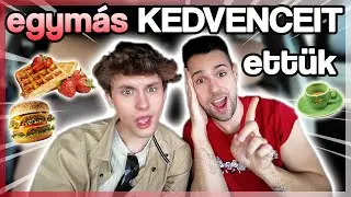 $ Egymás KEDVENC KAJÁIT ettük Zsomborral! 🍔🍦 $