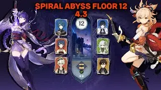 Yep... YOIMIYA IS STILL INSANE | SPIRAL ABYSS 4.3 FLOOR 12 | RAIDEN NATIONAL AND YOIMIYA TEAM
