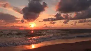 ATARDECER Y OLAS DE PLAYA - FREE VIDEO LICENSE DOWNLOAD FULL HD