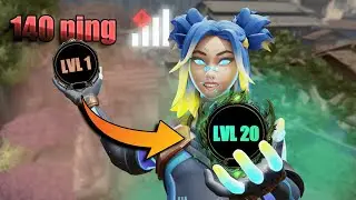 Attempting to get Immortal on 140 ping.. l VALORANT