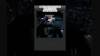 Photoshop Ai completes: Metal Gear Solid 5 Cover Art [Generative Fill]  