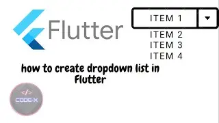 Flutter DropdownButton Tutorial: Dropdown Menu Item List for beginners | key and value pair