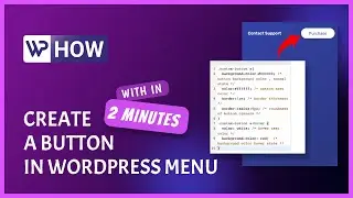 How to Create a Button in WordPress Menu | WordPress Tutorials