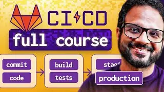 Gitlab CI CD Tutorial | End To End Real-time Project [Full Course] 🔥