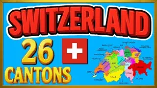 Switzerland Map Explained 🇨🇭 | Cantons of Switzerland