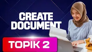 Topik 2 Asas Photoshop  - Cara Create Document