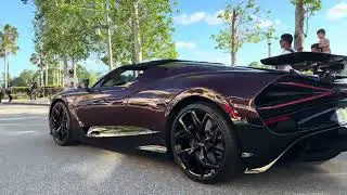 $10M Bugatti mistral Cruising down Celebration FL