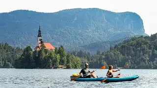 Summer Day by Lake BledㅣRelaxing Nature Ambience with birds singing