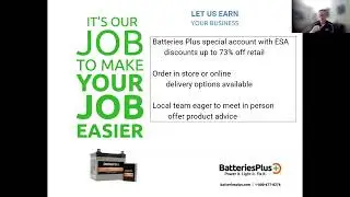 ESA Webinar: ESA & Batteries Plus Special Account Offerings