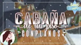 🏂Cabaña de un Piso ❄🛠 | The Sims FreePlay | Liiz Sims 🐰💕