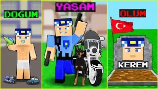 THE LIFE OF MUSCLE KEREM COMMISSIONER FROM BIRTH TO DEATH! 😱 -Minecraft