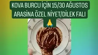 KOVA BURCU İÇİN 15/30 AĞUSTOS ARASINA ÖZEL NİYET/DİLEK FALI🙏#kovaburcu #kahvefalı #fal