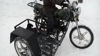 Обзор мопеда альфа с каляской