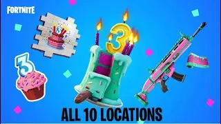 ALL BIRTHDAY CAKE LOCATIONS | FORTNITE!!!
