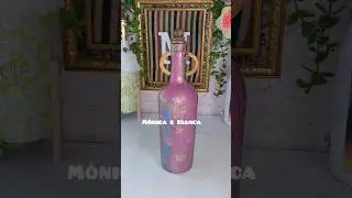 Garrafa decorada #diy