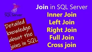 Join In Sql | Inner Join | Left Join | Right Join | Full Outer Join