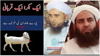 Kya Ek Qurbani Poore Ghar/Khandan Ki Taraf Se Kaafi Hai | Mufti Tariq Masood | Molana Ilyas Ghuman