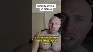 Know the difference between "healthy eating" vs Dieting for weight loss #shorts