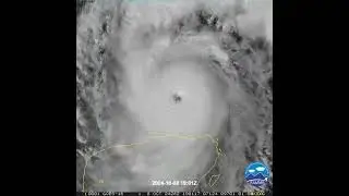 Category 5 Hurricane Milton Eyewall Clears