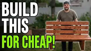 how to build wood bench cheap