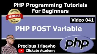 041 - PHP POST Variable | PHP Tutorial for Beginners Full Course