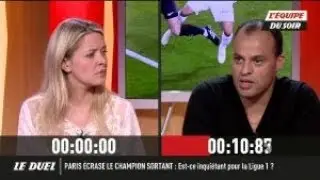 L'ÉQUIPE - Carine Galli et Saïd Ennjimi débattent sur le PSG