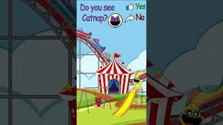 Find hidden Catnap! Poppy Playtime Chapter 4 game level 999 #shorts #catnap