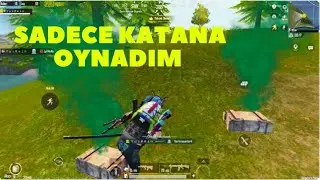 SADECE KATANA OYNADIM || SOLO VS SQUAD PUBG MOBİLE