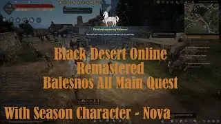 BDO Balenos Questline