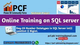 Day05 Number datatypes in SQL Sever|| Int||SmallInt||BigInt