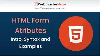 HTML Form Attributes