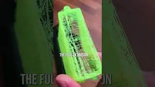 Under-extrusion haunts all 3D printing enthusiasts, but it's certainly neat to look at sometimes!